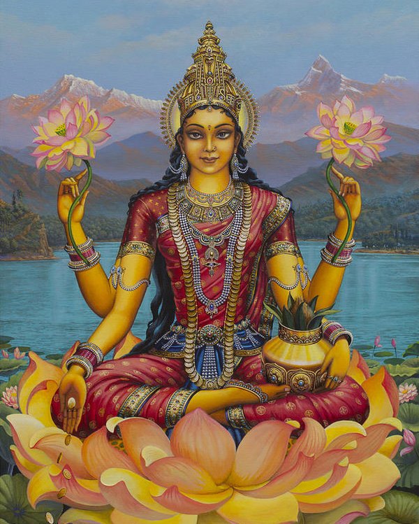 Representação de Lakṣmī